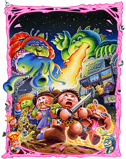 画像ギャラリー No.001のサムネイル画像 / キャベツ畑人形のパロディを題材にした「Garbage Pail Kids: Mad Mike and the Quest for Stale Gum」のレトロ風アクションゲームが登場