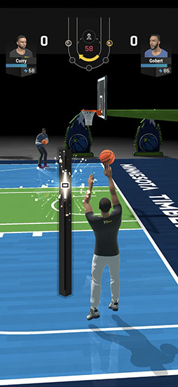 画像ギャラリー No.006のサムネイル画像 / Niantic×NBAの位置情報ゲーム「NBA All-World」，サービス開始。現実世界を探検してNBAの選手に出会い，挑戦できるバスケットボールゲーム