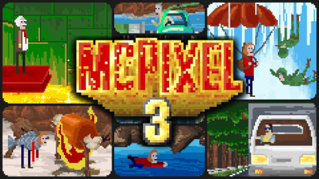 画像ギャラリー No.001のサムネイル画像 / ジョーク満載のアドベンチャーゲーム「McPixel 3」本日リリース。パンツの中でバーベキューしたり，恐竜を宇宙へ飛ばしたりできる