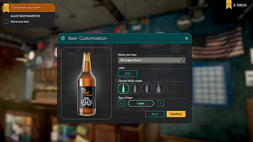 画像ギャラリー No.004のサムネイル画像 / ビール作りを楽しむ新作経営シム「Brewpub Simulator」，プレイテストの受付を開始