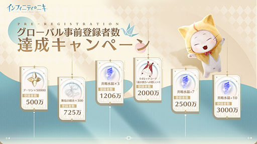 画像ギャラリー No.015のサムネイル画像 / 「インフィニティニキ」，12月5日の配信に先駆けて事前DLを開始。事前登録者数はグローバルで3000万人を突破