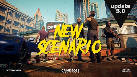 画像ギャラリー No.007のサムネイル画像 / 「Crime Boss: Rockay City」ハロウィンコンテンツを含む「UPDATE #5」配信開始。チェーンソーを振り回す「アングリー・ブッチャー」登場
