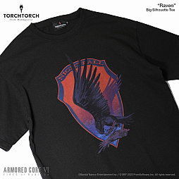画像ギャラリー No.008のサムネイル画像 / 「ARMORED CORE VI」C4-621とレイヴンのエンブレムをデザインしたTシャツが発売に。先行販売されたドッキングTシャツの単品版