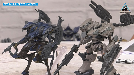画像ギャラリー No.005のサムネイル画像 / 「ARMORED CORE VI」，ライガーテイルと初期機体のプラモデルを2024年12月発売へ。パーツを組み替えられる「30MM」コラボ第2弾