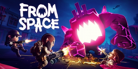 画像ギャラリー No.003のサムネイル画像 / Switch向けアクションSTG「フロムスペース」が本日発売。仲間と協力してエイリアンを撃退しよう