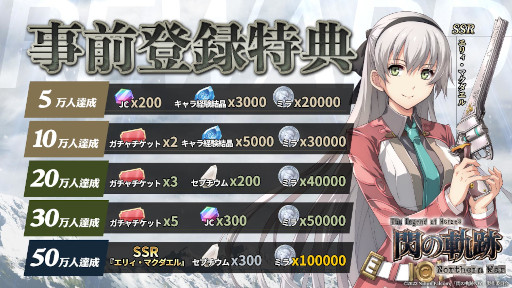 画像ギャラリー No.004のサムネイル画像 / スマホ向けRPG「英雄伝説 閃の軌跡：Northern War」，事前登録受付を開始