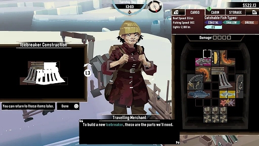 画像ギャラリー No.002のサムネイル画像 / ダークファンタジー釣りADV「DREDGE」，拡張DLC「The Pale Reach」11月16日配信。凍てつく氷の大地を探索しよう