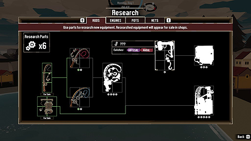 画像ギャラリー No.005のサムネイル画像 / ダークフィッシングADV「DREDGE」，謎解きや深海での宝探し，船のアップグレード，“暗闇の中での戦い”に関するスクリーンショットを公開