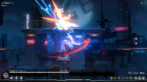 画像ギャラリー No.002のサムネイル画像 / すべての経験を未来に“継承”せよ。「BlazBlue Entropy Effect」は，遊べば遊ぶほどカスタムの幅が広がるローグライトアクションだ【PR】