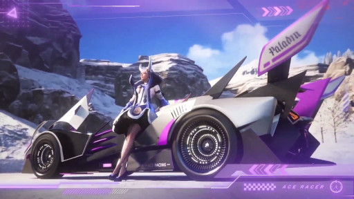 画像ギャラリー No.001のサムネイル画像 / 「エースレーサー」，シーズン3で新登場するマシンとファッションの紹介映像を公開。“パラディン”は天使のような翼を生やして疾走する