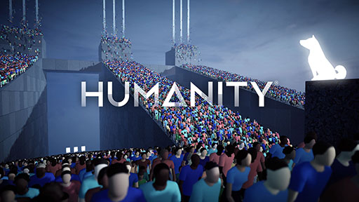画像ギャラリー No.006のサムネイル画像 / アクションパズル「HUMANITY」，Windows PC＆Xbox向けに配信開始。柴犬になって群衆をコントロールせよ