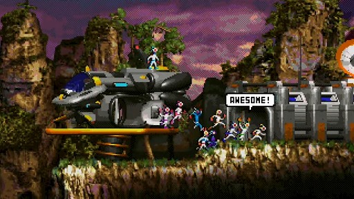 画像ギャラリー No.001のサムネイル画像 / 戦闘能力皆無な調査隊員を基地までエスコート。スペイン発のレトロな雰囲気漂う2Dアクション「Moons of Darsalon」，4月20日発売。日本語対応