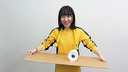 画像ギャラリー No.002のサムネイル画像 / Joy-Conをトイレットペーパーに詰め込んで転がすゲーム。宮澤卓宏氏のSwitch向け新作「紙がない！」本日リリース