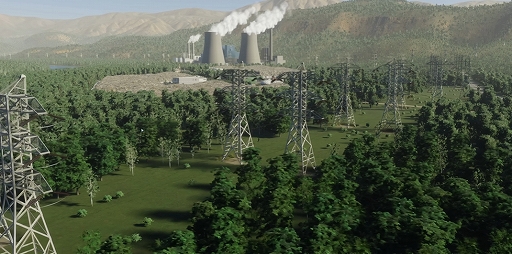 画像ギャラリー No.005のサムネイル画像 / 「Cities: Skylines II」，電力と水資源について紹介する開発者ビデオダイアリーを公開。電力網の構築は道路下に自動敷設で簡略化