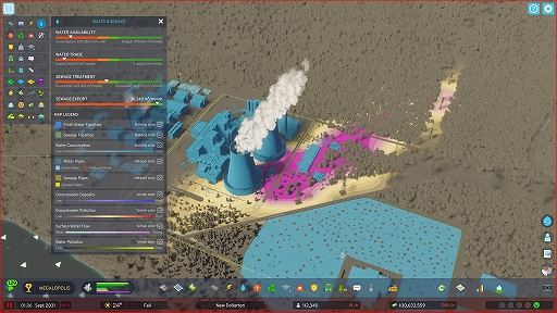 画像ギャラリー No.007のサムネイル画像 / 「Cities: Skylines II」，電力と水資源について紹介する開発者ビデオダイアリーを公開。電力網の構築は道路下に自動敷設で簡略化
