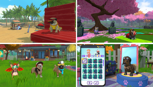 画像ギャラリー No.002のサムネイル画像 / 常夏の島で子犬と触れ合うシミュレーション「LITTLE FRIENDS 〜PUPPY ISLAND〜」，2023年夏に発売