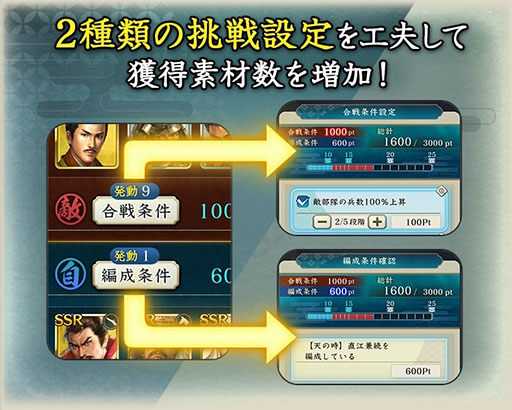 画像ギャラリー No.005のサムネイル画像 / 「信長の野望 出陣」，敵襲イベント第1弾を開催。武将の特性Lvを上げられる紋印を獲得できる