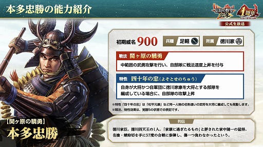 画像ギャラリー No.020のサムネイル画像 / 位置情報ゲーム「信長の野望 出陣」は，8月31日にサービス1周年。感謝の大型アップデートを本日実施