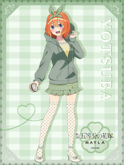 画像ギャラリー No.013のサムネイル画像 / 五つ子たちの描き下ろしイラストも公開。「『五等分の花嫁』アイコニック フーディ」，MAYLAにて10月23日18：00に受注販売開始