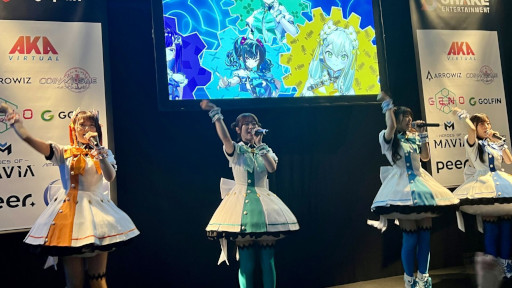 画像ギャラリー No.008のサムネイル画像 / 「コインムスメ」のアイドルライブをレポート。林 柚月さん，山崎夏菜さん，石飛恵里花さん，西門志織さんが，新曲「ガチャ3.0」を披露