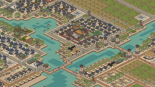 画像ギャラリー No.001のサムネイル画像 / 中国絵画風の街が広がる都市建設シム「Thriving City: Song」のアーリーアクセスが本日スタート