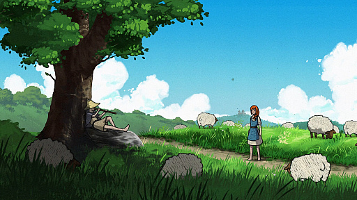 画像ギャラリー No.003のサムネイル画像 / 2Dアドベンチャー「Scarlet Deer Inn」の最新映像がTwitterで大バズり中。すべてのキャラクターアニメーションを刺繍で作成