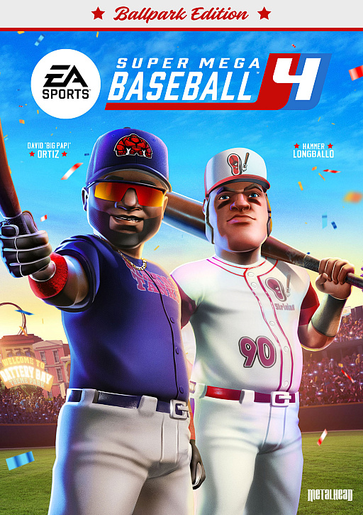 画像ギャラリー No.001のサムネイル画像 / ユーモラスな野球ゲームシリーズ最新作「Super Mega Baseball 4」，6月2日の世界同時発売決定