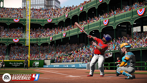 画像ギャラリー No.006のサムネイル画像 / ユーモラスな野球ゲームシリーズ最新作「Super Mega Baseball 4」，6月2日の世界同時発売決定