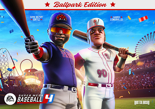 画像ギャラリー No.008のサムネイル画像 / ユーモラスな野球ゲームシリーズ最新作「Super Mega Baseball 4」，6月2日の世界同時発売決定