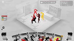 画像ギャラリー No.001のサムネイル画像 / Switch版「Fights in Tight Spaces」本日発売。映画さながらのアクションが楽しめるデッキ構築型ローグライク