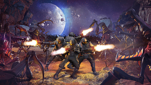 画像ギャラリー No.003のサムネイル画像 / 高評価を獲得した「Starship Troopers: Extermination」，アーリーアクセス版のロードマップを発表