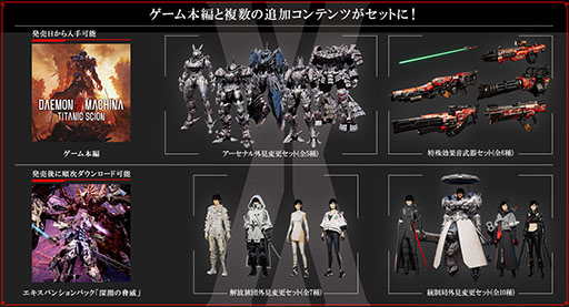 画像ギャラリー No.016のサムネイル画像 / メカアクション「DAEMON X MACHINA TITANIC SCION」，本日発売。第1弾無料アップデートは10月3日に配信予定
