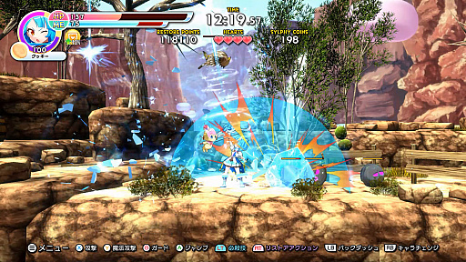 画像ギャラリー No.017のサムネイル画像 / 「爆裂!スイーツランド」,Steamで本日リリース。「ぼく管」や「鉄道にっぽん!」のソニックパワードが贈る新作は,ファンタジー世界を舞台にした横スクロールアクション