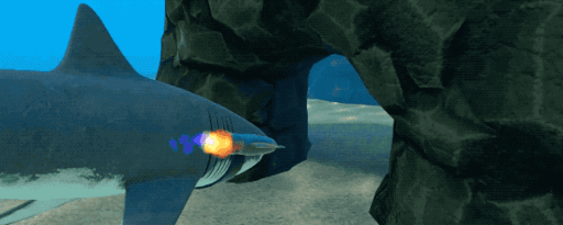 画像ギャラリー No.007のサムネイル画像 / サメ10匹でマルチプレイ狩りバトロワ（ゾンビシャークもいるよ）。とにかく食ってジェットで加速するVR対応の「SHARKS」デモ版が公開