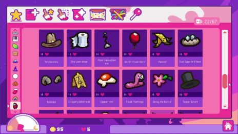 画像ギャラリー No.006のサムネイル画像 / 「Sticky Business」，無料アップデートで「Among Us」のステッカー60種類を追加。クルーメイトや帽子，緊急ボタンなどのデザインが登場