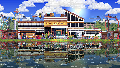 画像ギャラリー No.005のサムネイル画像 / 1980年代のカリフォルニアを舞台にしたピクセルアートのアクションストラテジー「Kingdom Eighties」，コンシューマ機版の海外発売は10月16日に
