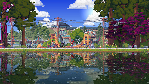 画像ギャラリー No.006のサムネイル画像 / 1980年代のカリフォルニアを舞台にしたピクセルアートのアクションストラテジー「Kingdom Eighties」，コンシューマ機版の海外発売は10月16日に