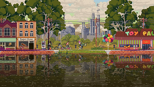 画像ギャラリー No.008のサムネイル画像 / 1980年代のカリフォルニアを舞台にしたピクセルアートのアクションストラテジー「Kingdom Eighties」，コンシューマ機版の海外発売は10月16日に