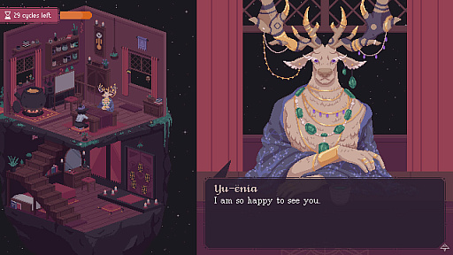 画像ギャラリー No.003のサムネイル画像 / 占いの魔女を主人公にしたアドベンチャーゲーム「The Cosmic Wheel Sisterhood」，日本語対応で2023年内にリリース