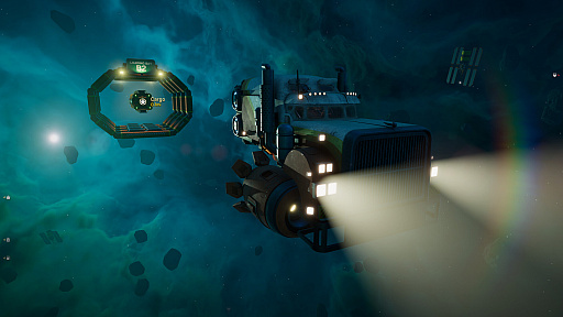 画像ギャラリー No.004のサムネイル画像 / ［gamescom］宇宙を舞台にしたトラック運転シム「Star Trucker」。船外活動や仲間との無線交信など，最新デモで確認できた要素をチェック