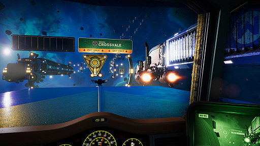 画像ギャラリー No.006のサムネイル画像 / ［gamescom］宇宙を舞台にしたトラック運転シム「Star Trucker」。船外活動や仲間との無線交信など，最新デモで確認できた要素をチェック