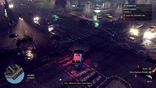 画像ギャラリー No.002のサムネイル画像 / GTA風味なアクションゲーム「The Precinct」がリリース。犯罪の兆候を察知し，暴力で町を支配するギャングたちを片っ端から追い詰めろ！
