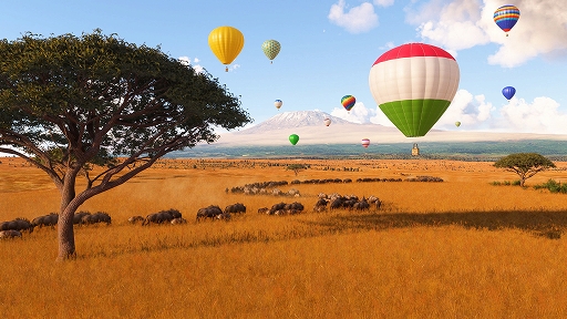 画像ギャラリー No.004のサムネイル画像 / 「Microsoft Flight Simulator 2024」の詳細を公開。四季の移り変わりや，嵐，オーロラの自然現象に加えて，路上の交通状況までも再現