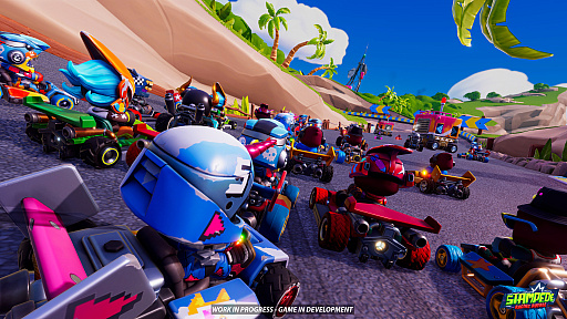 画像ギャラリー No.002のサムネイル画像 / 最大60人でのバトルロイヤルレース！　「Stampede: Racing Royale」発表