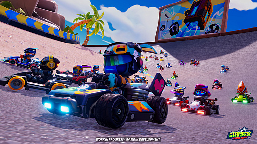 画像ギャラリー No.002のサムネイル画像 / ［プレイレポ］60人が入り乱れる大混戦レース。「Stampede: Racing Royale」は2つのゲームのいいとこ取りだった