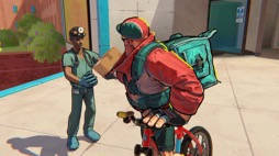 画像ギャラリー No.003のサムネイル画像 / メッセンジャーとなって世界を街を駆け巡れ！　「Parcel Corps」は2024年リリース