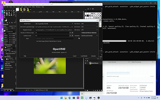 画像ギャラリー No.005のサムネイル画像 / 「Core Ultra」の実力はどの程度? IntelのワークショップでノートPCのゲームや生成系AIでの性能を確かめてみた