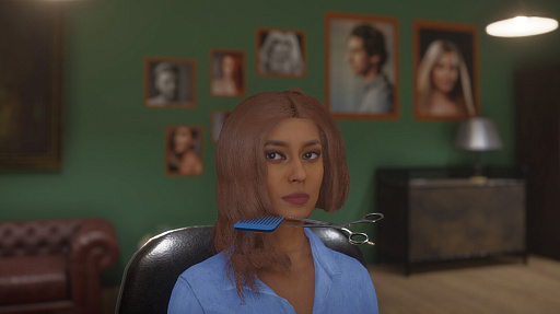 画像ギャラリー No.002のサムネイル画像 / 美容師シム「Hairdresser Simulator」，日本語対応で3月6日にリリース。ヘアスタイリングに経営にとやることは山積み