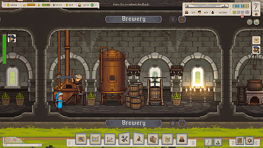 画像ギャラリー No.012のサムネイル画像 / お酒好きなベルベットモンキーさんの「Ale Abbey」レビュー。えーあい！Steam広場