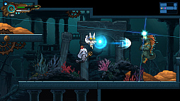 画像ギャラリー No.008のサムネイル画像 / 弾幕系メトロイドヴァニア「TEVI」，ウサ耳の少女テビィと仲間たちのキャラクター情報を公開